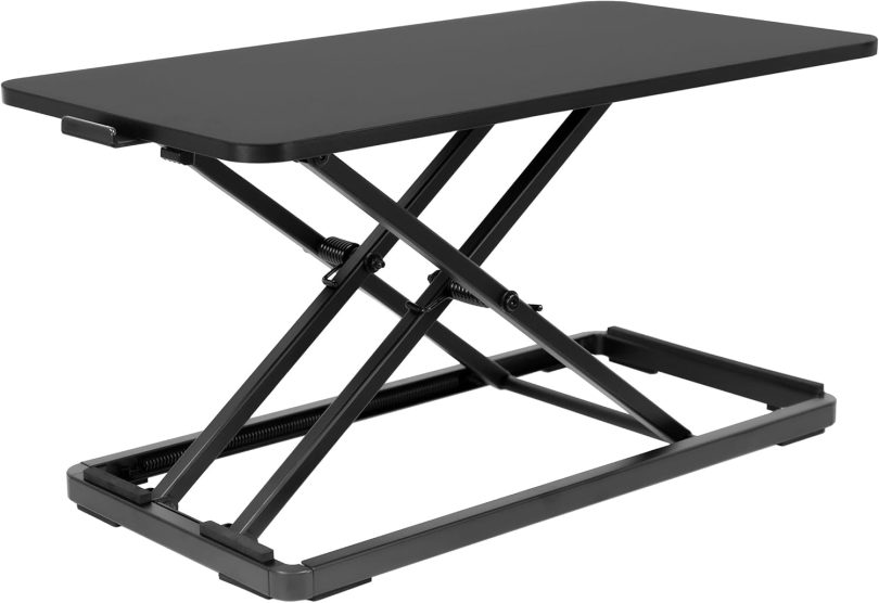 Standing Keyboard Tray, Adjustable Height Keyboard Riser for Desktop, Ergonomic Sit Stand Key board and Mouse Platform, Ergonomic Lifter for Keyboard and Laptops 23.6 x 11.8 Inch
