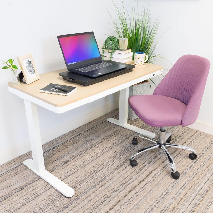 Standing Keyboard Tray, Adjustable Height Keyboard Riser for Desktop, Ergonomic Sit Stand Key board and Mouse Platform, Ergonomic Lifter for Keyboard and Laptops 23.6 x 11.8 Inch - Image 9