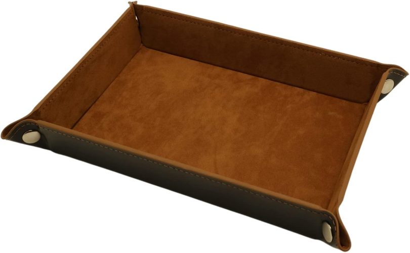 Valet Organizer - Catchall Tray for Jewelry, Wallets, Watches, Keys, Coins, Phones, Glasses - Perfect for Nightstand, Desk, Entryway