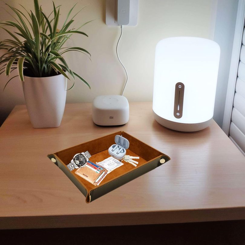 Valet Organizer - Catchall Tray for Jewelry, Wallets, Watches, Keys, Coins, Phones, Glasses - Perfect for Nightstand, Desk, Entryway - Image 6